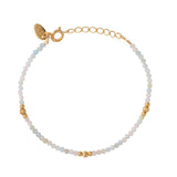 BRACELET MORGANITE DORÉ -  JERI