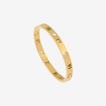 BRACELET JONC DORÉ - ROMANE