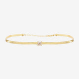 COLLIER CHOKER DORÉ SIMPLE - KALISTA