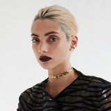 COLLIER CHOKER DORÉ TRIPLE - KALISTA