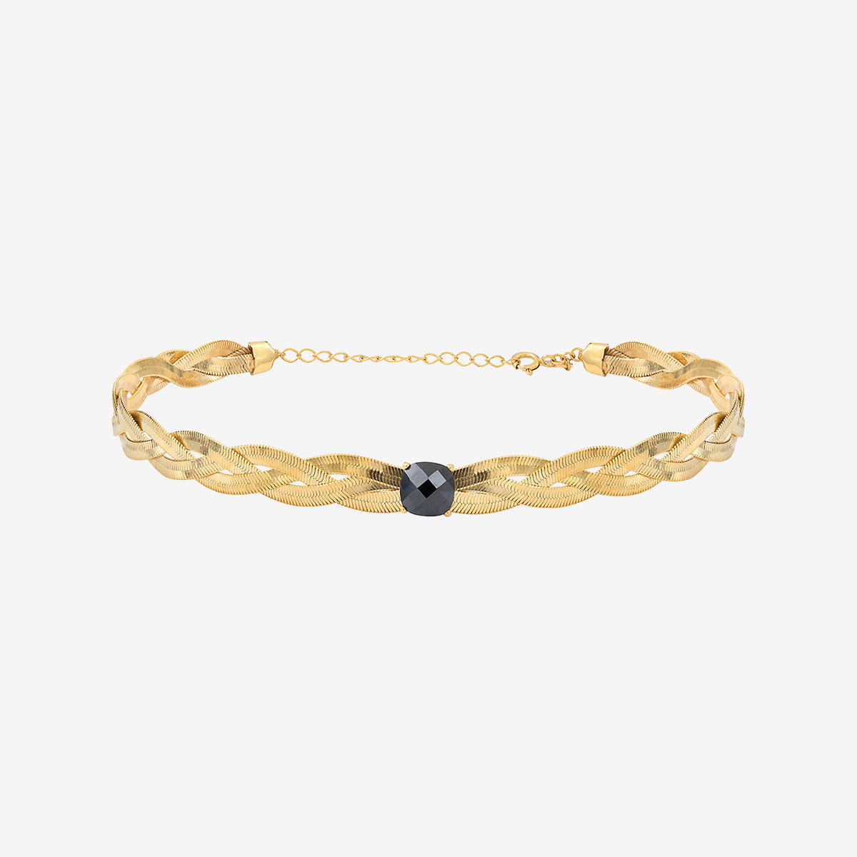 TRIPLE GOLD CHOKER NECKLACE - KALISTA