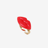 Bague plaqué or - KISS ME
