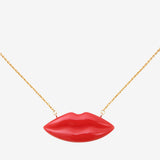Collier doré grand modèle - KISS ME