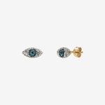 BOUCLES D'OREILLES DORÉES EYES - KUCHI