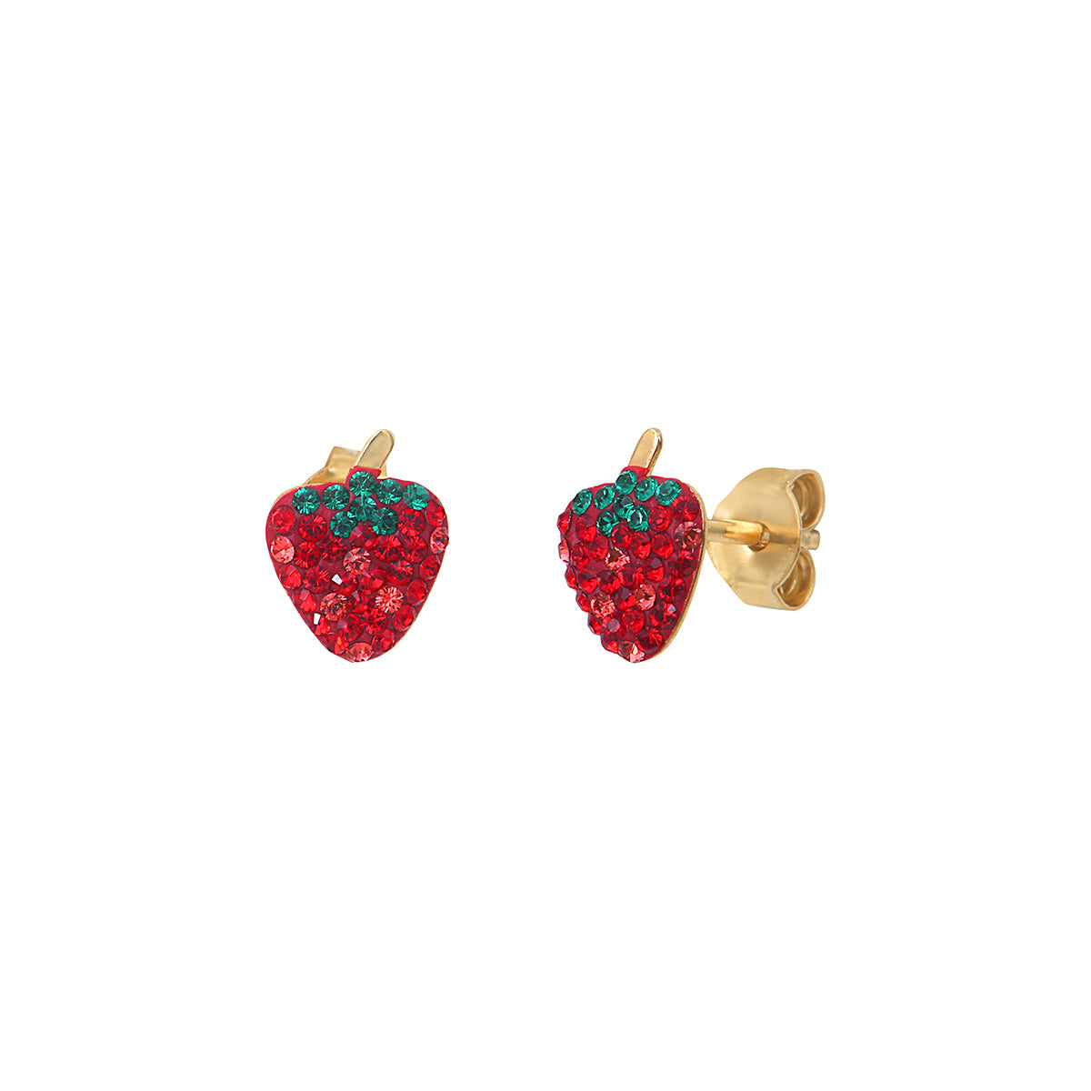 BOUCLES D'OREILLES KUCHI FRAISE