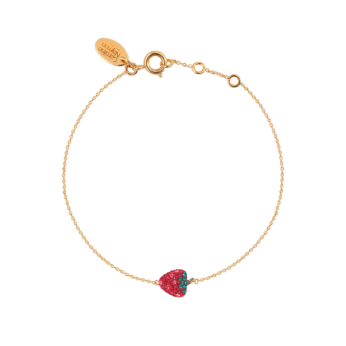 BRACELET KUCHI FRAISE