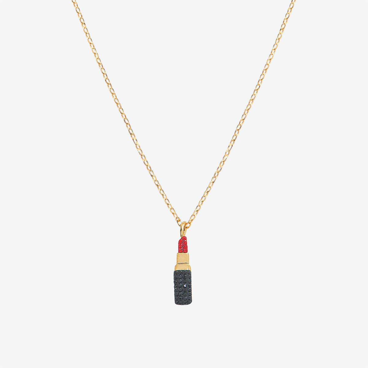 COLLIER DORÉ LIPSTICK - KUCHI