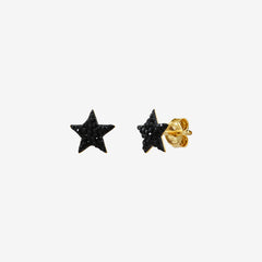 Boucles d'oreilles dorées jet star - KUCHI