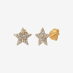 Boucles d'oreilles dorées golden shadow star - KUCHI