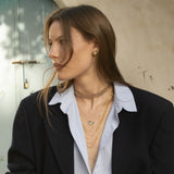 Collier choker doré - LACE