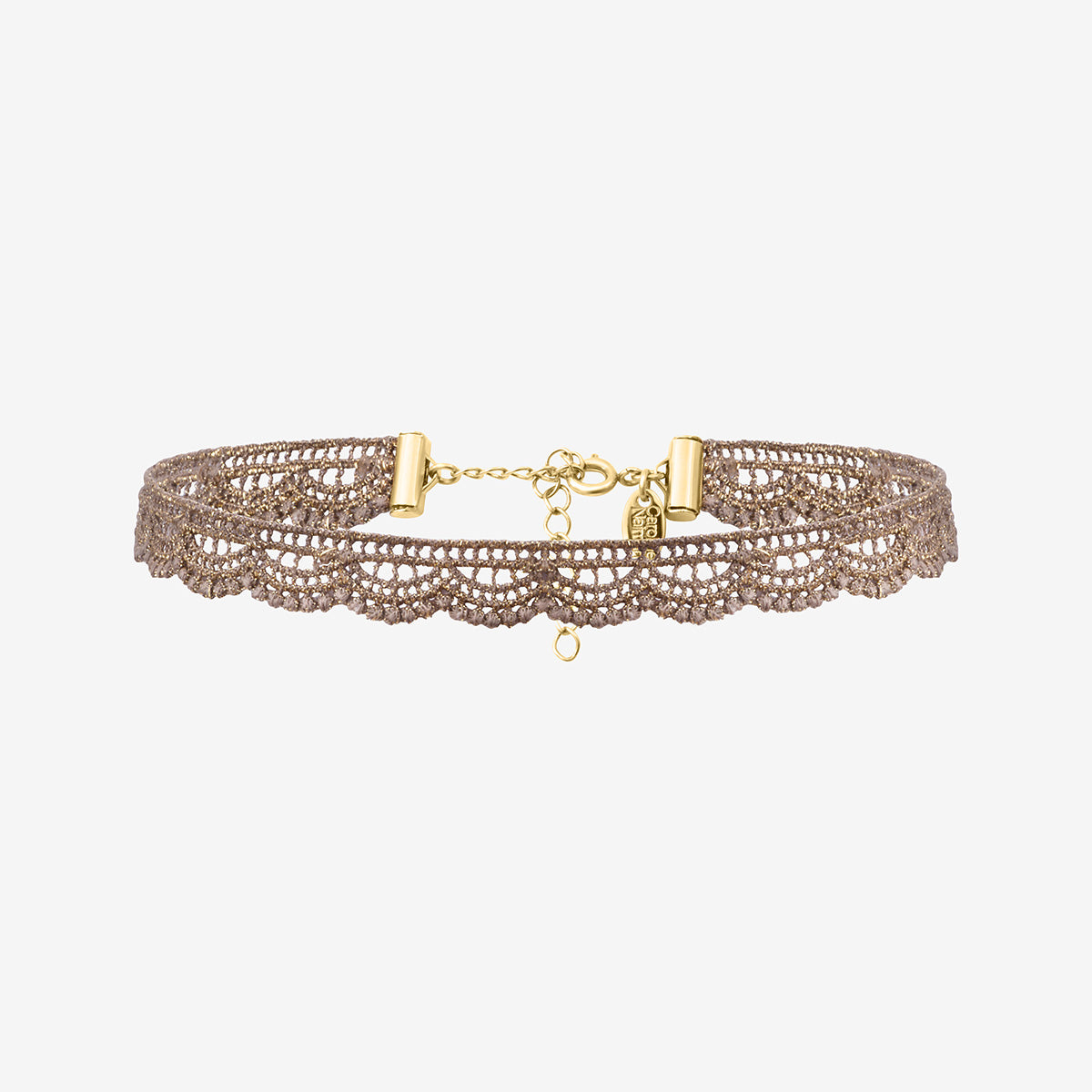 Collier choker doré - LACE