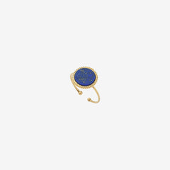 Bague lapis lazuli plaquée or - LADY