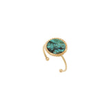 BAGUE LADY JASPE AFRICAIN