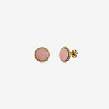 Boucles d'oreilles dorées puces - LADY