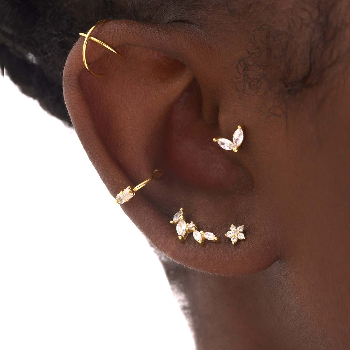 BAGUE D'OREILLE DORÉE - MINI 2