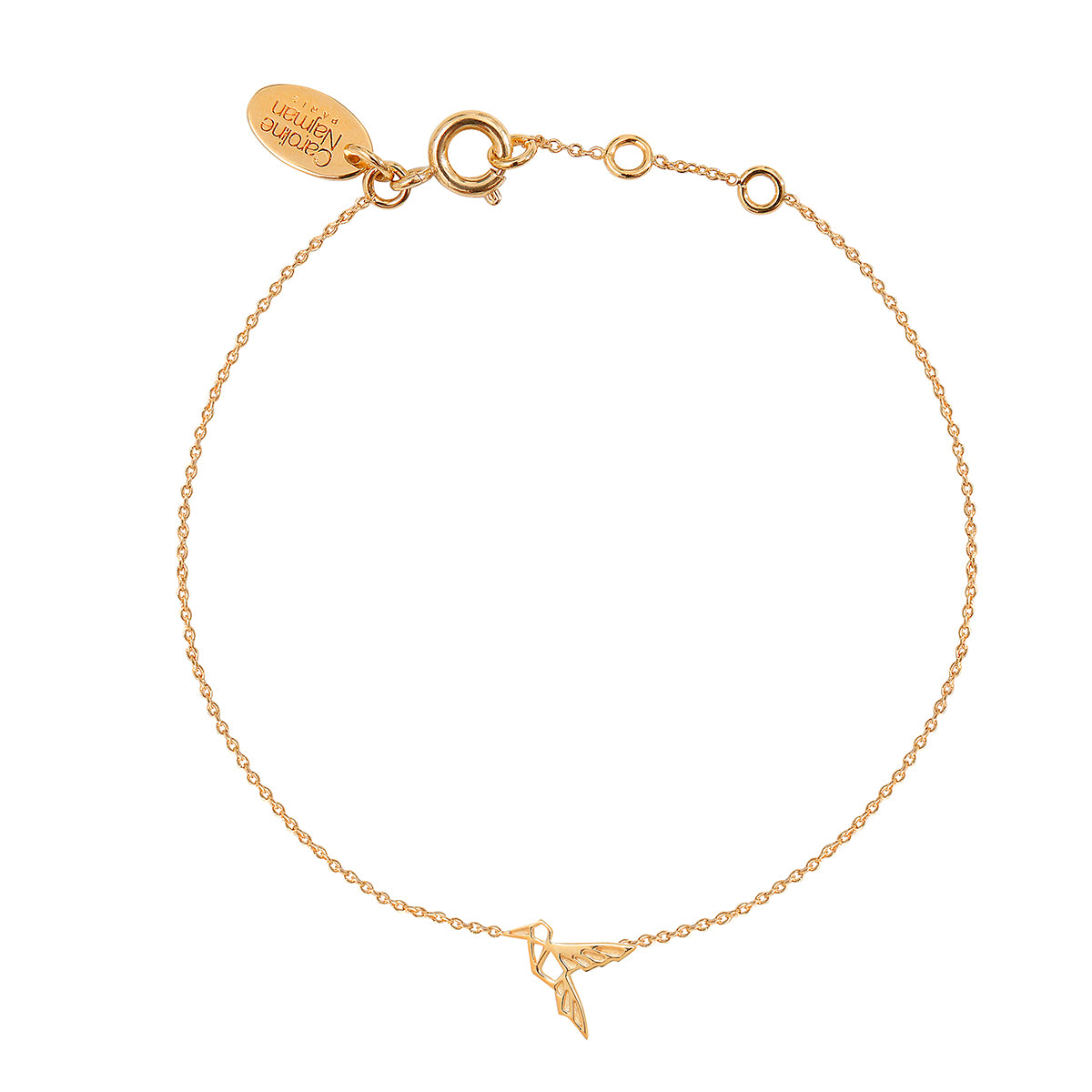 BRACELET DORÉ - MINI COLIBRI