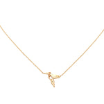 COLLIER DORÉ - MINI COLIBRI