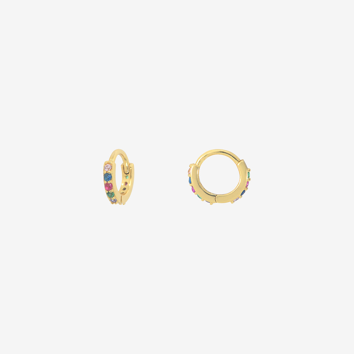 Mini gold hoops - TINA