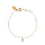 BRACELET MOOREA CALCEDOINE BLEUE
