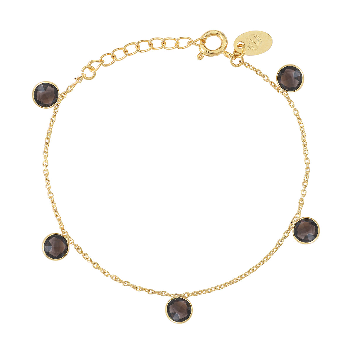 BRACELET MULTI MOOREA QUARTZ FUME