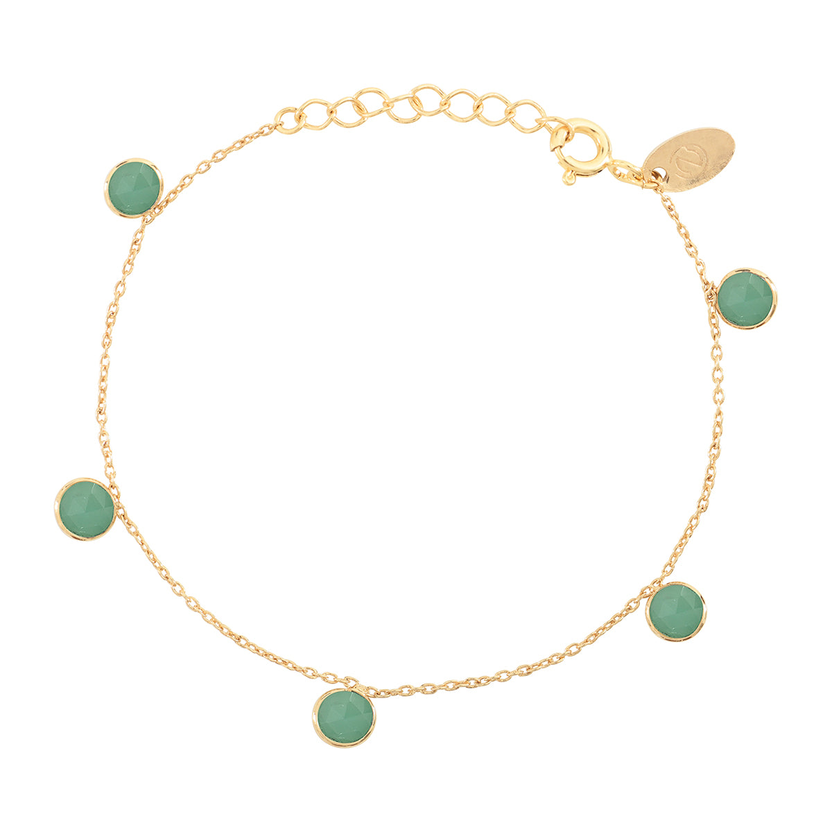 BRACELET MULTI MOOREA CHRYSOPRASE