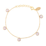 BRACELET MULTI MOOREA CALCEDOINE ROSE