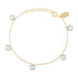 BRACELET MULTI MOOREA CALCEDOINE BLEUE