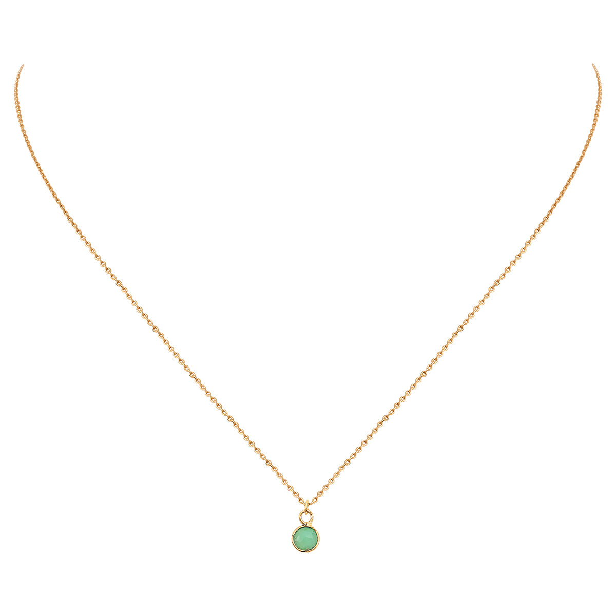 COLLIER MOOREA CHRYSOPRASE