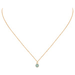 COLLIER MOOREA CALCEDOINE BLEUE