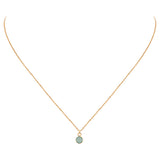 COLLIER MOOREA CALCEDOINE BLEUE