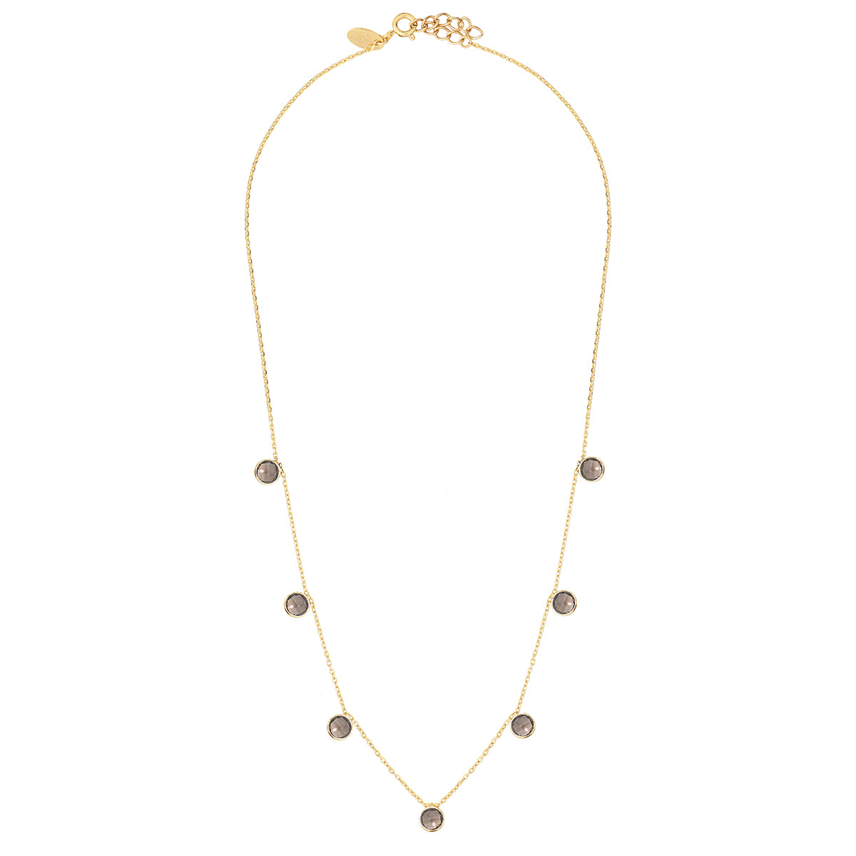 COLLIER MULTI MOOREA QUARTZ FUME