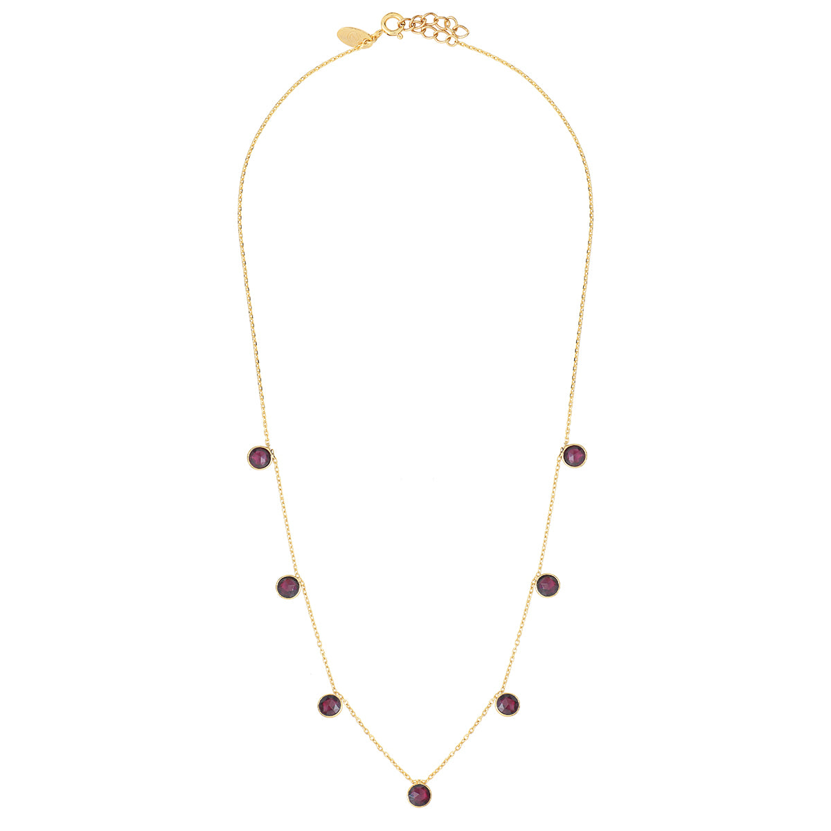 COLLIER MULTI MOOREA GRENAT