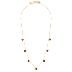 COLLIER MULTI MOOREA GRENAT