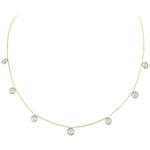 COLLIER MULTI MOOREA CALCEDOINE BLEUE