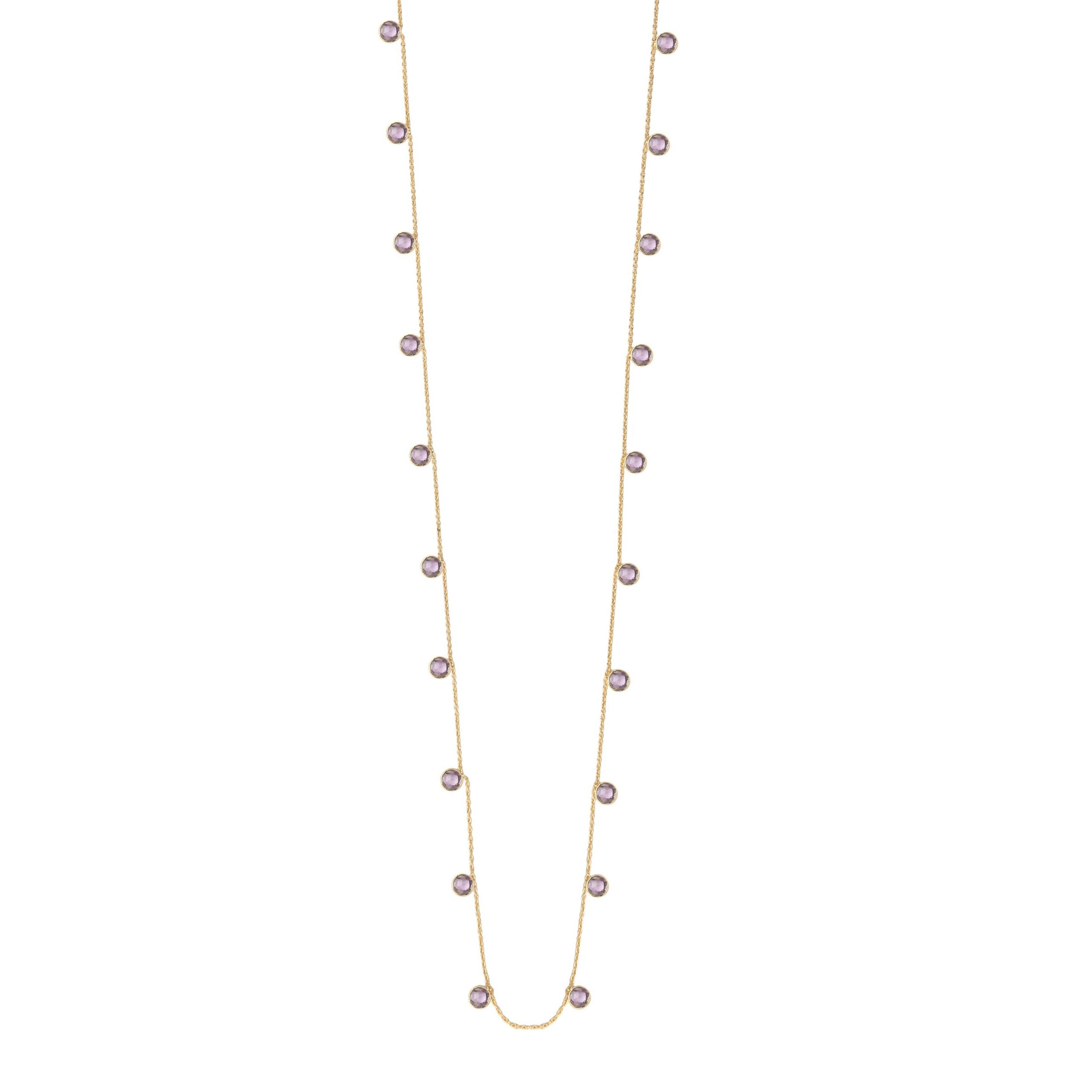 COLLIER SAUTOIR MOOREA AMETHYSTE