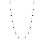 COLLIER SAUTOIR MOOREA GRENAT