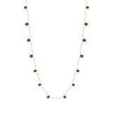 COLLIER SAUTOIR MOOREA GRENAT