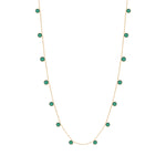 COLLIER SAUTOIR MOOREA QUARTZ VERT