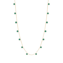 COLLIER SAUTOIR MOOREA QUARTZ VERT