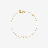 BRACELET DORÉ - NŒUD PAP