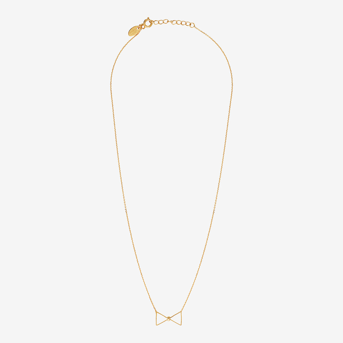 COLLIER DORÉ - NŒUD PAP
