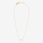 COLLIER DORÉ - NŒUD PAP