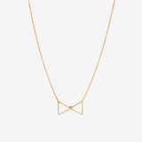 COLLIER DORÉ - NŒUD PAP