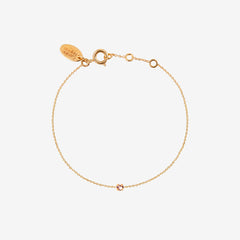 Bracelet doré vintage rose - PARIS