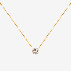 Collier doré cristal - PARIS