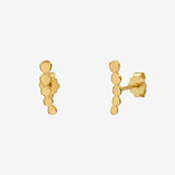 Gold stud earrings - ROBBY