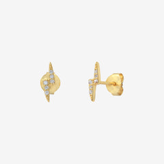 Boucles d'oreilles puces dorées paire - TORN