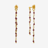 Double gold earrings - ROXANE