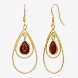 Boucles d'oreilles dorées - SELMA