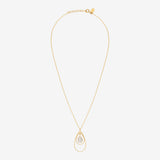 Collier SELMA pierre de lune blanche